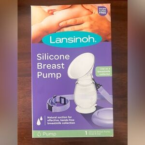 Lansinoh Purple Silicone Breast Pump